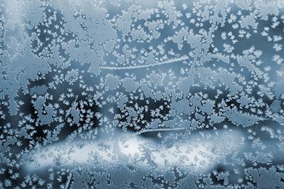 frosty windshield