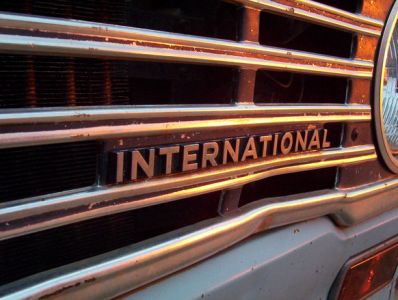 pickup truck international grill