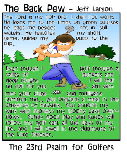 Psalm 23 for Golfers
