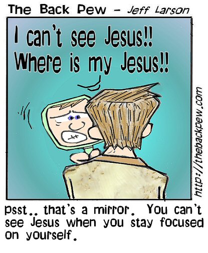 Can't see Jesus