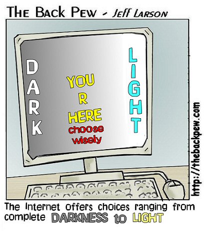 Internet - dark and light