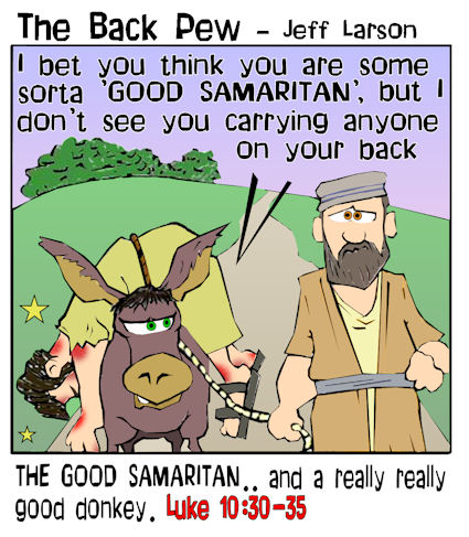 Good Samaritan - donkey forgotten hero