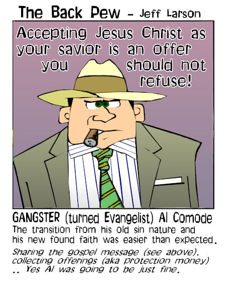 Gangster Evangelism Cartoons