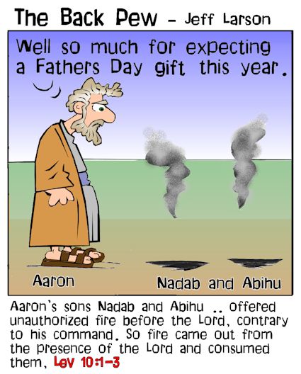 Nadab and Abihu - fathers day lost