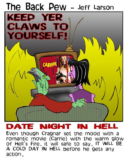 Striking out in Hell - date night