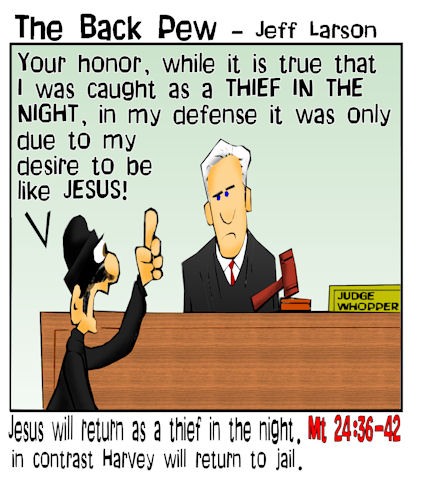 Thief In The Night Bible Cartoons