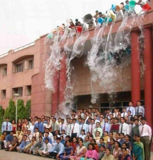 Funny Pictures of Graduation Water Play
