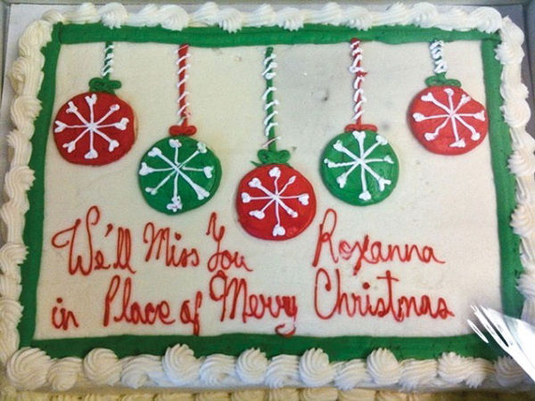 Christmas Cake Substitution
