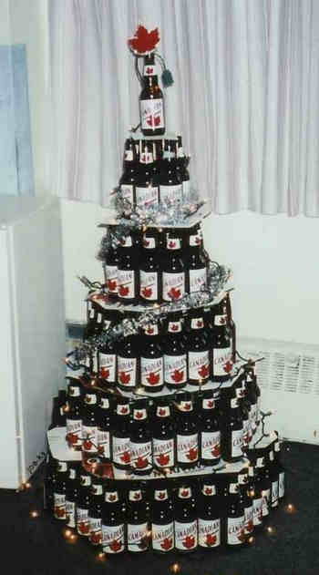 Funny Pictures of Beer Bottle Christmas Tree