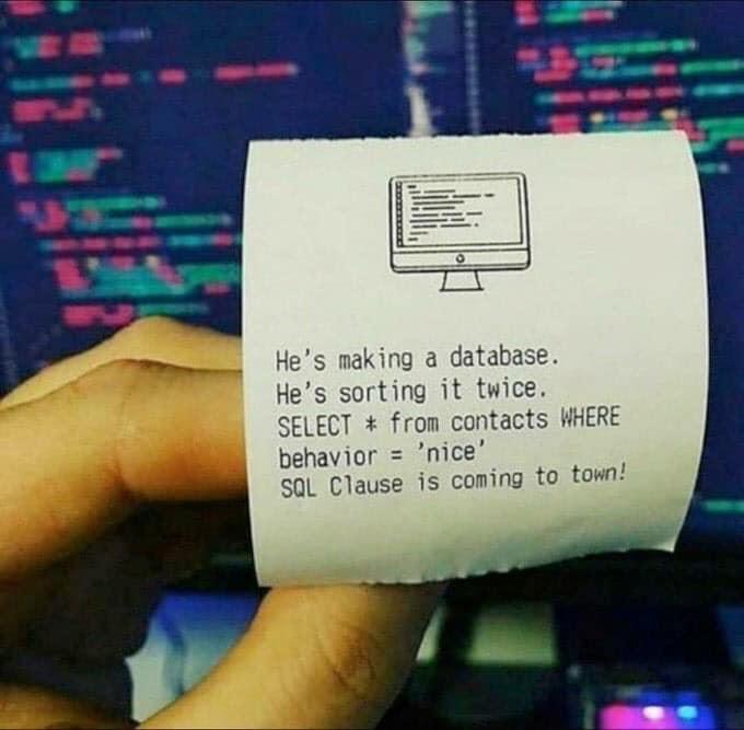 Santa's SQL code