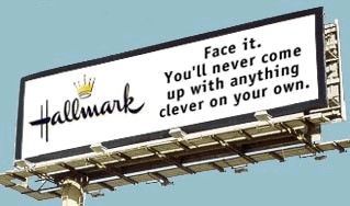 Funny Pictures of Hallmark Billboard
