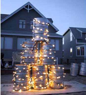 Picture of Keg Christmas Tree