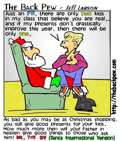 A funny Christian Christmas cartoon