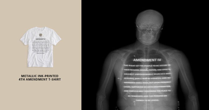 TSA 4th Ammendment X Ray Shirt
