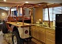 A funny picture of a renovated kitchen that looks like a jeep