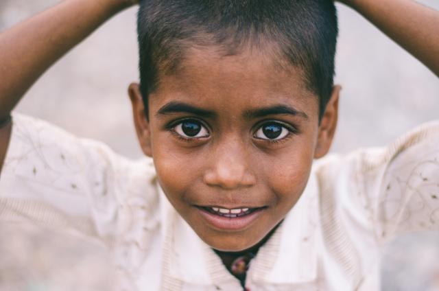 picture of a children's sermon boy