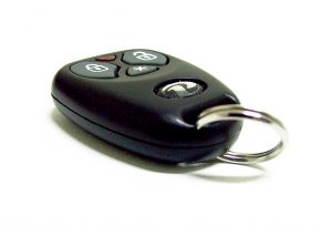 Picture of a car alarm remote