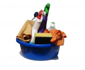 picture of cleaning supplies