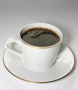a picture of hot coffee