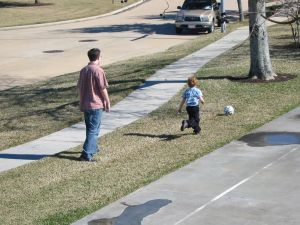 picture of dad and son