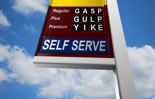 gas station sign