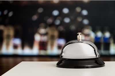 hotel front desk bell