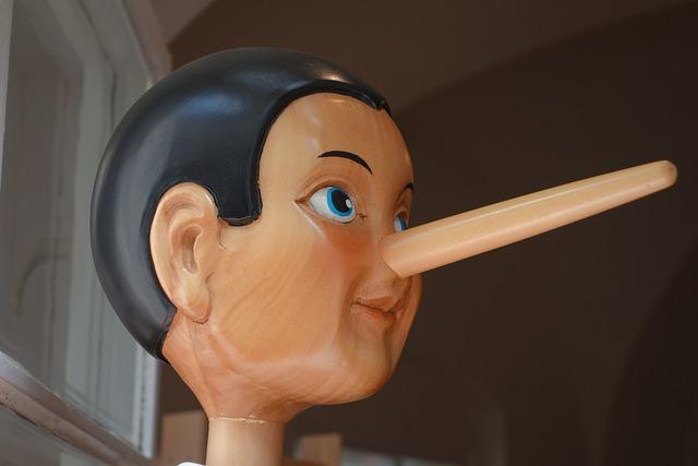 lie pinocchio nose