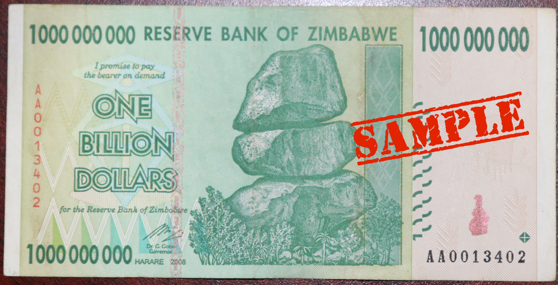 One Billion Dollar Bill