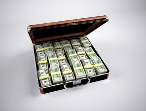 money suitcase