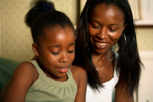 mother and daughter