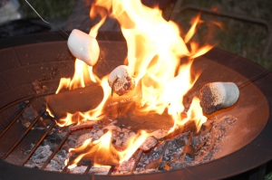 marshmallows roasting