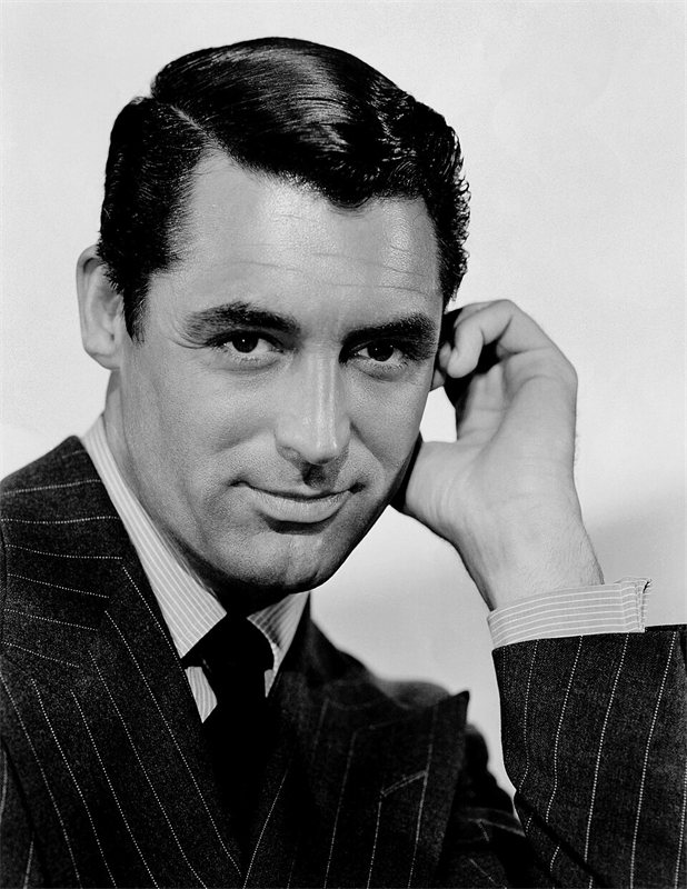 A photograph of Cary Grant, British-American actor.