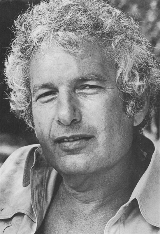 A photograph of Joseph Heller, American novelist.