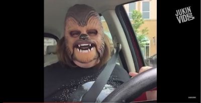 chewbacca mask joy