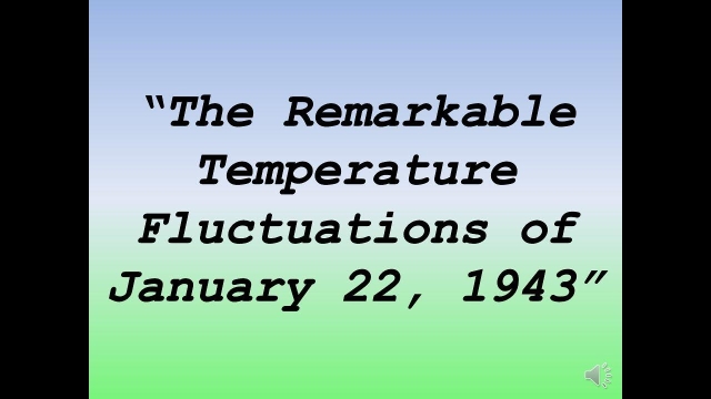 record temperature fluctuations
