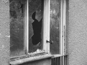 broken window