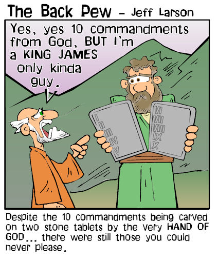 10 Commandments not in King James