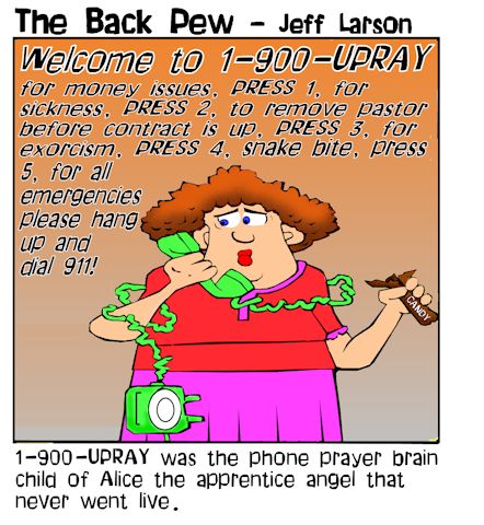 A Bible Cartoon about Prayer