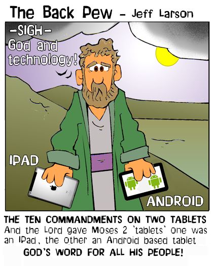 Moses - two tablets (ipad, android)