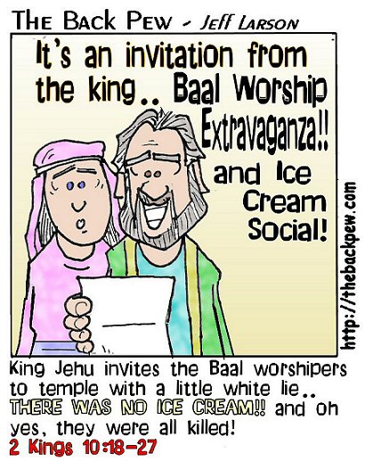 Baal worhship invite and ice cream social