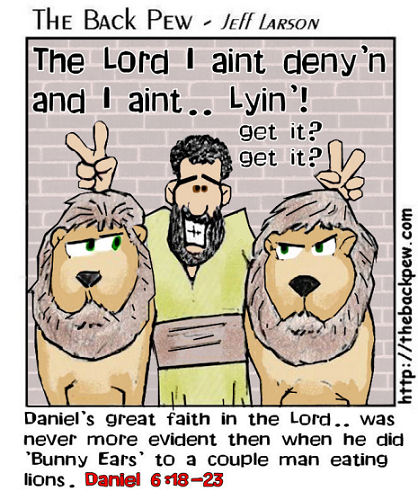 Daniel and Lions Den - bunny ears