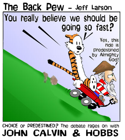 Calvinist and Hobbes | Backpew | Cartoons | Entertainment
