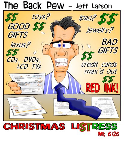 christmas stress list