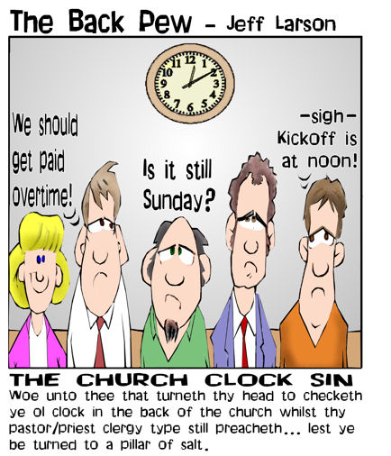 Church Clock Sin