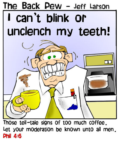 Coffee Wired Blink Bible Cartoons