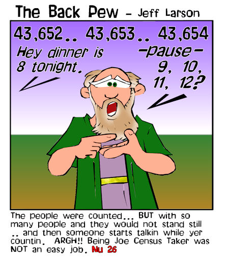 Count Over - census in Numbers 26