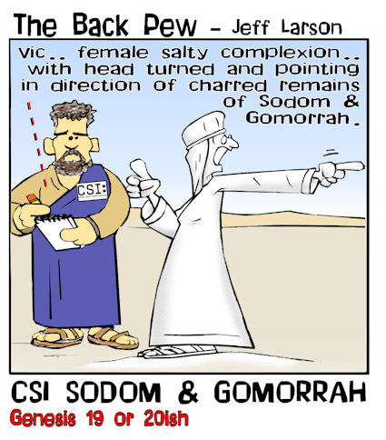 CSI Sodom and Gomorrah Bible Cartoons