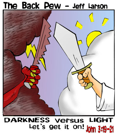 darkness versus light