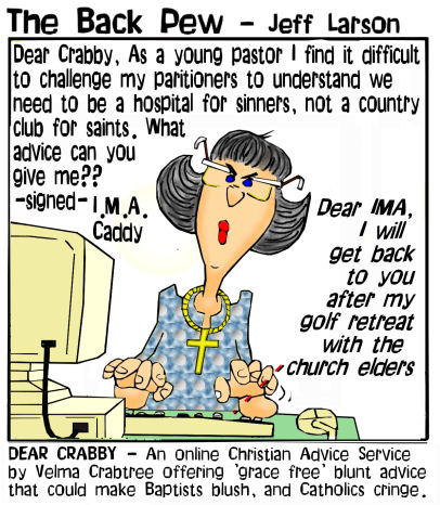 Dear Crabby - caddy for God