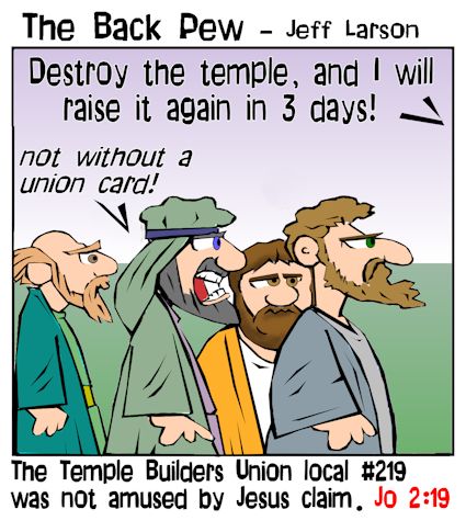Destroy the Temple - without a union card